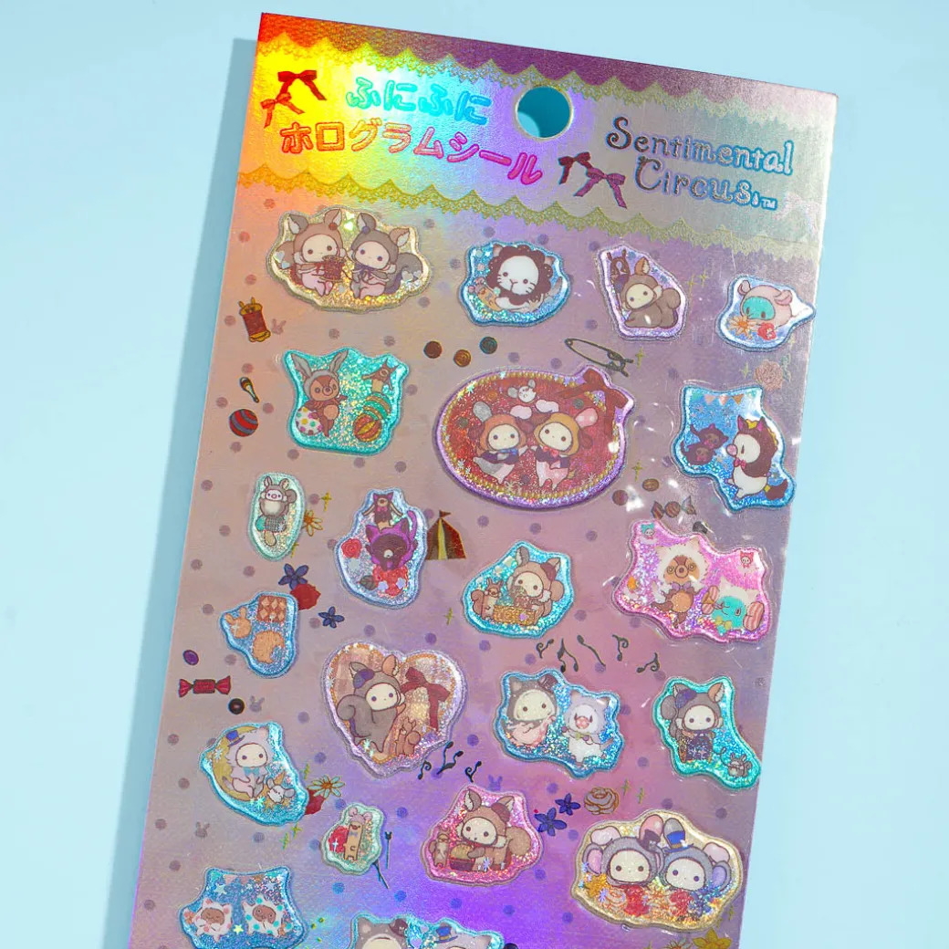 Sentimental Circus Little Mouse Tailor Puffy Stickers