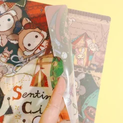 Sentimental Circus Squirrely A4 Clear File Folder