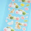 Shiba Inu & Sakura Dango Stickers