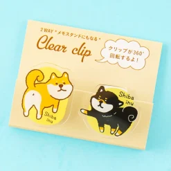 Shiba Inu Clear Clip Set