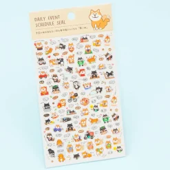 Shiba Inu Everyday Schedule Stickers