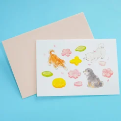 Shiba Inu Sakura Cookie Card