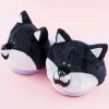 Shibanban Black Shiba Plushie Slippers