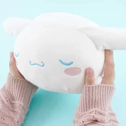 Sleeping Cinnamoroll Round Plushie - Medium