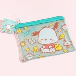 Sleeping Pochacco Flat Vinyl Mini Pouch