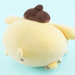 Sleeping Pompompurin Round Plushie - Medium