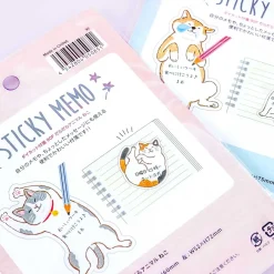 Sleepy Dog & Cat Sticky Notes Set