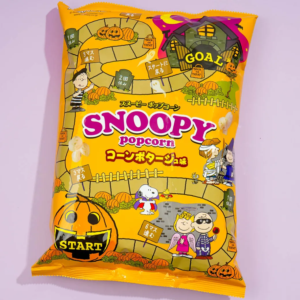 Snoopy Halloween Popcorn - Corn Potage