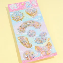 Soaring Sky! Pretty Cure Glittery Water Stickers