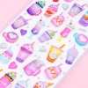 Sparkle Drinks Puffy Stickers