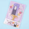 Spirited Away No-Face Bamboo Fan Greeting Card