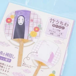 Spirited Away No-Face Bamboo Fan Greeting Card
