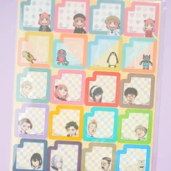 Spy x Family Schedule Deco Sticker