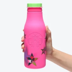 Starbucks Japan Holiday Neon Star Stainless Steel Bottle