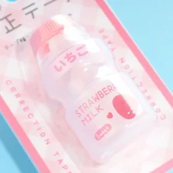 Strawberry Milk Bottle Correction Tape