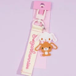 Sugarbunnies Embroidered Tag Key Holder