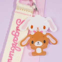 Sugarbunnies Embroidered Tag Key Holder
