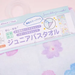 Sumikko Gurashi Flowery Thin Bath Towel