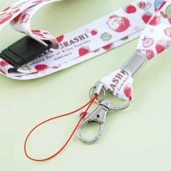 Sumikko Gurashi & Strawberry Fair Lanyard