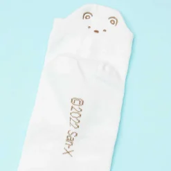 Sumikko Gurashi Back Embroidery Socks - Shirokuma