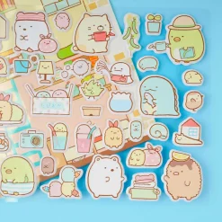 Sumikko Gurashi Bag Case Puffy Play Sticker Set