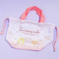 Sumikko Gurashi Bear Cafe Drawstring Handbag