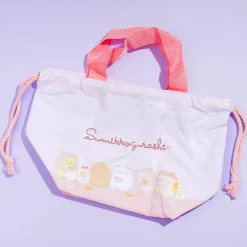 Sumikko Gurashi Bear Cafe Drawstring Handbag