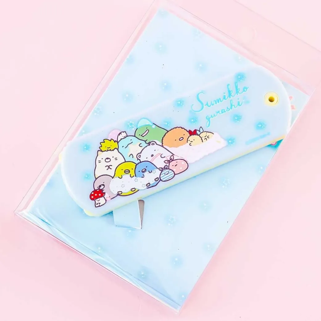 Sumikko Gurashi Bedtime Fun Folding Comb With Mirror