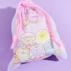 Sumikko Gurashi Birds Drawstring Pouch
