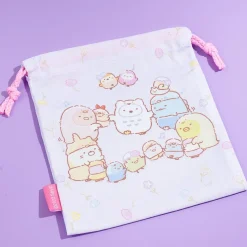 Sumikko Gurashi Birds Drawstring Pouch