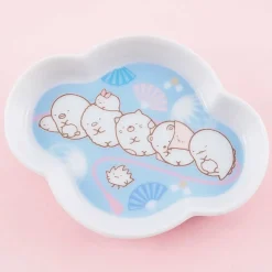 Sumikko Gurashi Blue Uchiwa Plate