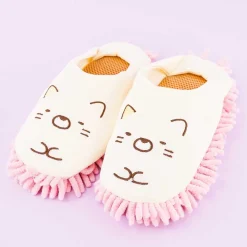 Sumikko Gurashi Cleaning Room Shoes - Neko