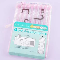 Sumikko Gurashi Crane Game 4-Pocket Laundry Pouch