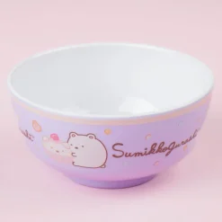 Sumikko Gurashi Cupcake Love Melamine Bowl - Shirokuma