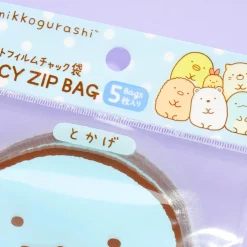 Sumikko Gurashi Die-Cut Zipper Bag Set - Tokage