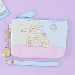 Sumikko Gurashi Dress Up Striped Purse With Pass Compartment