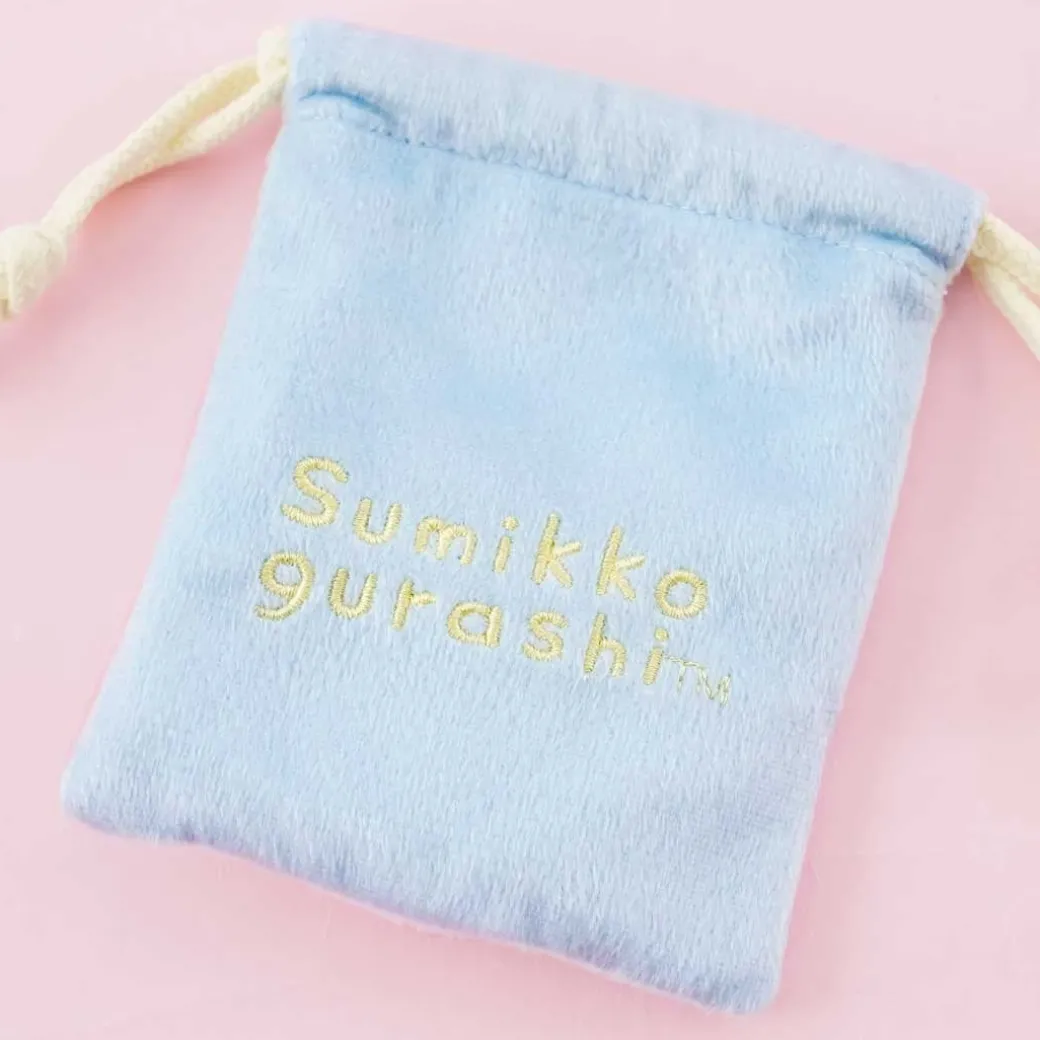Sumikko Gurashi Embroidered Mini Drawstring Pouch - Penguin
