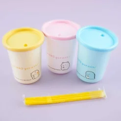 Sumikko Gurashi Face Reusable Tumbler With Straw Set