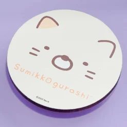 Sumikko Gurashi Face Wooden Coaster - Neko