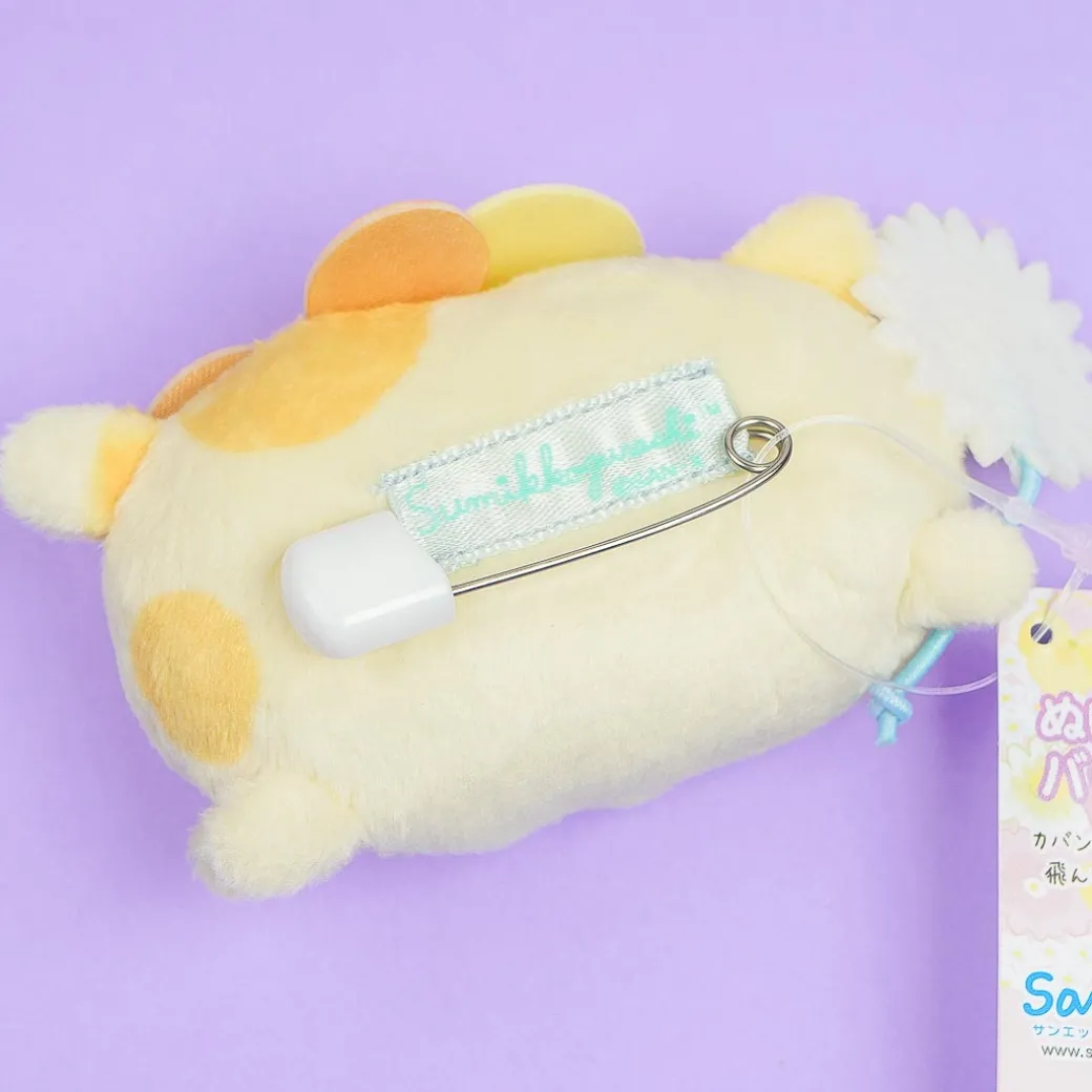 Sumikko Gurashi Fairy Flower Garden Plushie Badge - Neko