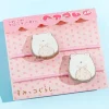 Sumikko Gurashi Flocking Hair Tie Set - Shirokuma & Furoshiki