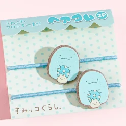 Sumikko Gurashi Flocky Hair Ties - Tokage