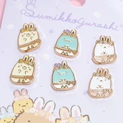 Sumikko Gurashi Flower Bunny Golden Earring Set