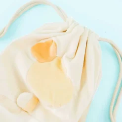 Sumikko Gurashi Fluffy Drawstring Pouch - Neko