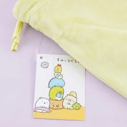 Sumikko Gurashi Fluffy Drawstring Pouch - Penguin?