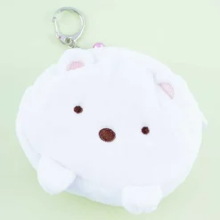 Sumikko Gurashi Fluffy Round Face Coin Purse - Shirokuma