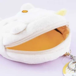 Sumikko Gurashi Fluffy Round Face Coin Purse - Neko