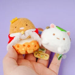 Sumikko Gurashi Food Kingdom Plushie Set - Tonkatsu & White Rice / Mini