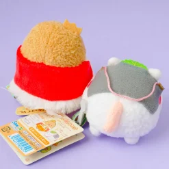 Sumikko Gurashi Food Kingdom Plushie Set - Tonkatsu & White Rice / Mini