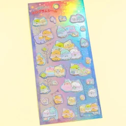 Sumikko Gurashi Funi Funi Hologram Stickers - A Sparkling Night With Tokage & Its Mother